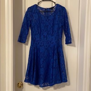 Blue lace dress 💙